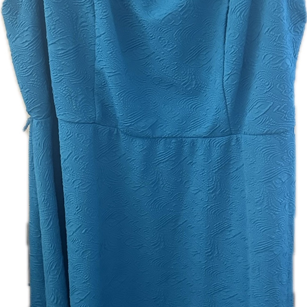 Torrid Strapless Blue Dress